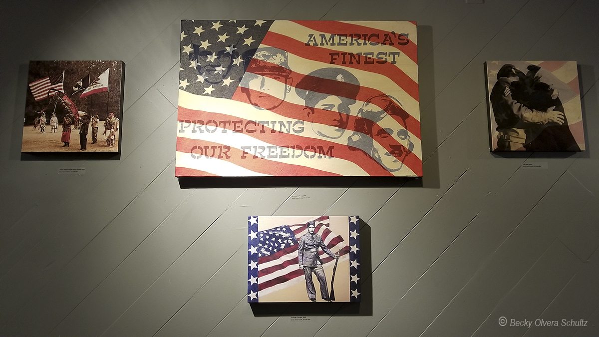 Veteran Inspired Art at Showtime Pizzeria in Aptos