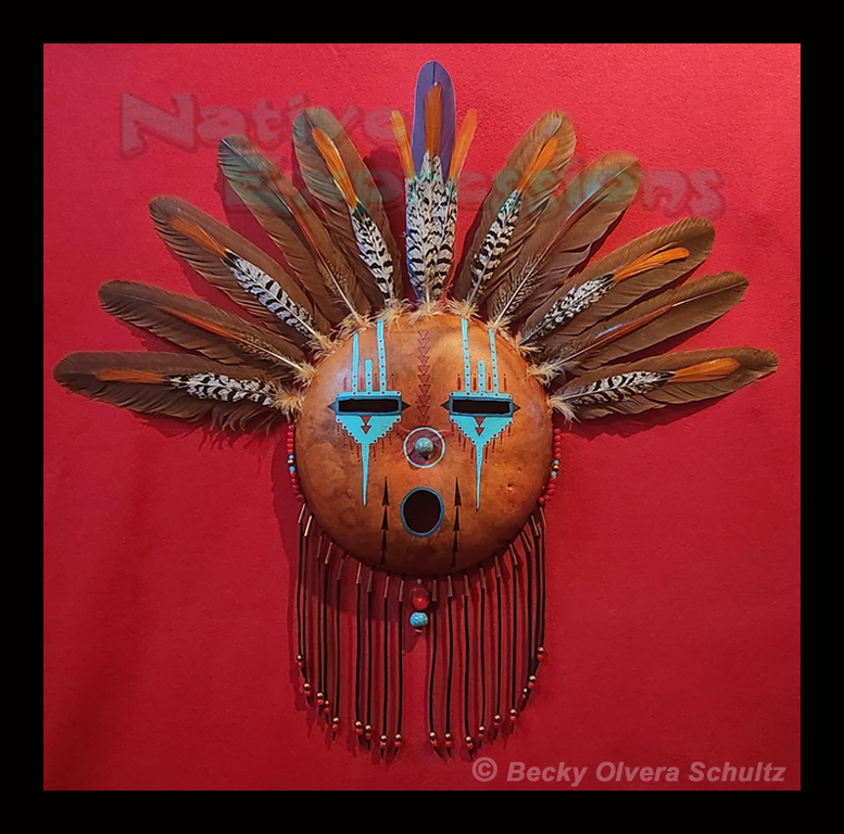 New Southwestern Gourd Mask